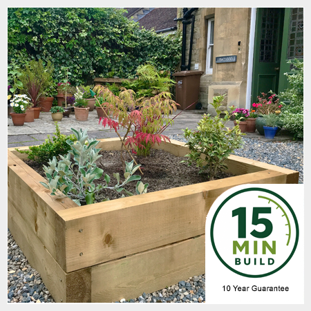 Sleeper Raised Bed Kits – Easy Assembly