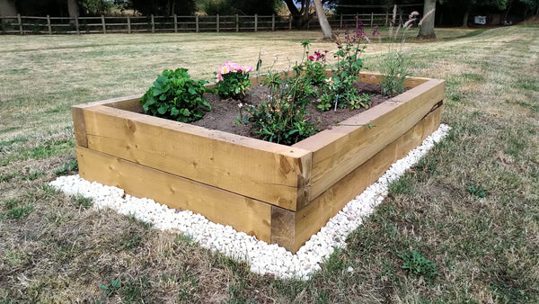 Customer raised bed garden - Kenneth