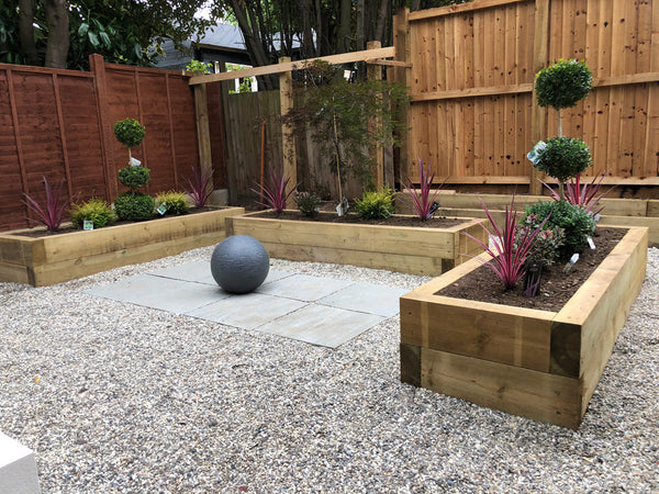 Daniel's raised bed project in Essex