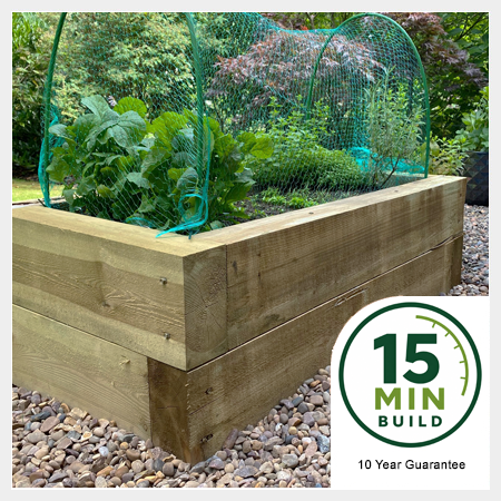 Sleeper Raised Bed Kits – Easy Assembly