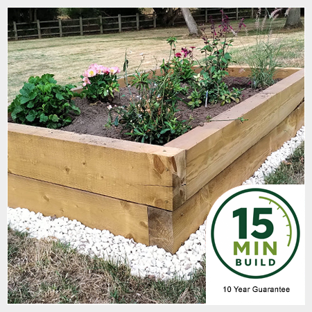 Sleeper Raised Bed Kits – Easy Assembly