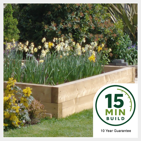 Sleeper Raised Bed Kits – Easy Assembly
